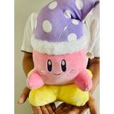 Pelúcia Kirby Com Estrela E Touca