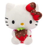 Pelúcia Love 18cm Da Hello Kitty Morango Hello Kitty Amigos