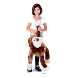 Pelúcia Macaco Paixão 70cm Cortex Brinquedos