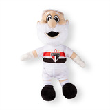 Pelúcia Mascote Santo Paulo Camiseta Branca