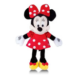 Pelúcia Minnie Mouse Disney 33cm Com Som Multikids