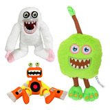 Pelúcia My Singing Monsters Monstros   Kit Com 3 Pelúcias