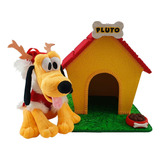 Pelucia Pluto Com Casinha