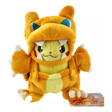 Pelúcia Pokémon Pikachu Cosplay Charizard 21 Cm