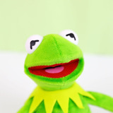 Pelúcia Sapo Caco Muppets Vila Sésamo Kermit