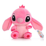 Pelúcia Stitch Da Lilo 20cm Disney - Rosa