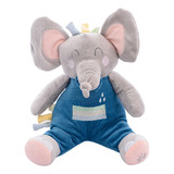 Pelucia Urso Leao Elefante Safari 34cm Sensorial