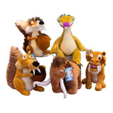 Pelúcias Da Era Do Gelo Sid Scrat Manny Diego Scratte