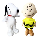 Pelúcias Snoopy E Charlie Brow Jr 02 Personagens