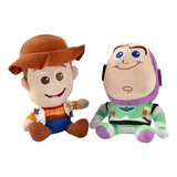 Pelúcias Xerife Woody E Buzz Lightyear Musicais - Toy Story