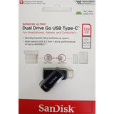 Pen Drive 128gb Dual Drive Tipo C Usb 3 1 Celular Notebook Pc Sandisk Lacrado