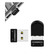 Pen Drive 128gb Super Mini Usb 2 0 Preto Portátil C Tampa