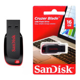 Pen Drive 16gb Cruzer Blade Sandisk Usb 2 0 Original Lacrado