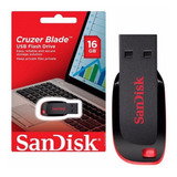 Pen Drive 16gb Cruzer Blade Usb 2 0 Sandisk Original Lacrado