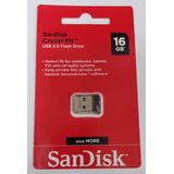 Pen Drive 16gb Sandisk Mini Micro Cruzer Fit 2 0 Original