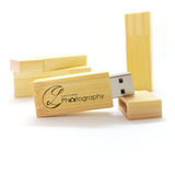Pen Drive 32gb Madeira Ecológico Bambú Personalizado