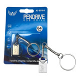 Pen Drive 64gb Chaveiro