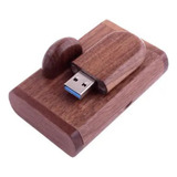 Pen Drive 8gb Com Caixinha Em Madeira Ecológica