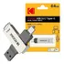 Pen Drive Dual Flash Kodak 64gb Macbook Android/iPhone 15