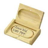 Pen Drive Eco C Caixa Oval 4gb Personalizado kit 10 Uni
