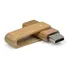 Pen Drive Giratório Bambu 4gb Personalizado