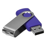 Pen Drive Giratorio Metalico