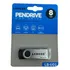 Pen Drive Leboss 8 Gb Usb Portátil+proteção Metálica Lb-u01 Cor Preto