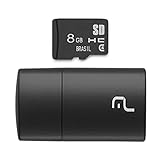 Pen Drive Leitor USB E Cartão De Memória 8GB Multilaser MC120