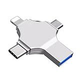 Pen Drive OTG 4 Em 1 256 GB Armazenamento Externo Pendrive De Fotos USB 3 0 Memory Stick Jump Drive PhotoStick Para IPad Android PC IPhone