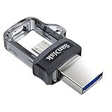 Pen Drive SanDisk Para Smartphone Ultra Dual Drive Micro USB USB 3 0 128GB