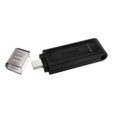 Pen Drive Usb Preto 64gb Datatraveler 70 - Kingston