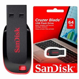 Pen Driver 64gb Sandisk Cruzer Blade