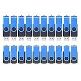 Pen Drives De 2 GB 20 Unidades A Granel USB 2 0 Da ABLAZE Unidade De Polegar A Granel Com Cordões Pen Drive Giratório Pacote Com 20 Unidades De 2 GB Pendrive Jump Drive USB 20 Pacote Com 2 GB 20 Unidades Azul 