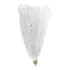 Pena De Pato Ponta Redonda 20 A 30 Cm 25 Unidades Cor Branco