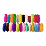 Penas Coloridas Para Flechas petecas E Artesanato 600 Uni 
