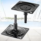 Penban Suporte De Pino Para Assento De Barco De Nível Marítimo Base Giratória Para Pino De 3 4 Pedestal Com Absorção De Choque Fácil Instalação Para Pontão Pesca Jon Barcos De Baixo Pacote Com