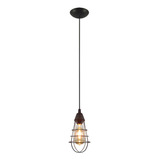 Pendente Aramado Lampshape Preto Sala Quarto