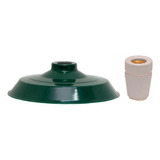 Pendente Bedd Prato E27 Verde branco 25 5cm X 8 5cm