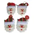 Pendente Cabeça Papai Noel 14cm X 9cm   Tamanho  Unico