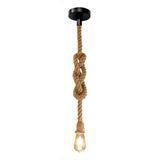 Pendente Corda 1 8m Retro Vintage Design Rustico E27
