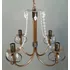 Pendente De Teto Para Quarto Simples Com Cristal Ouro Antigo