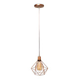 Pendente Diamante Aramado Rose