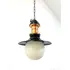 Pendente Estilo Sp Antigo Cobre Com Globo Vidro Leitoso
