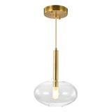 Pendente Filo Bronze Transparente