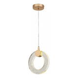 Pendente Led Redondo Cristal