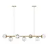 Pendente Luminalux Madrid Jabuticaba 7 Globos Casa Linda 3m