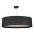 Pendente Lustre Oval Madeira Preto 76cm