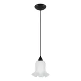 Pendente Preto Tulipa Rei