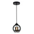 Pendente Teto Esfera Globo Espelhado 1 Metro Cor Fumê S/lâmpada E27 110/220v Preto Bivolt