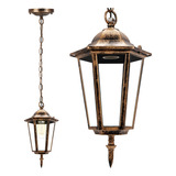 Pendentes Luminarias Vintage Colonial E27 Cor Bronze